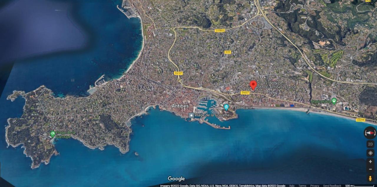 Antibes Secured Parc Velusine With Private Parking, Terrace, Pools And Tennis Courts. Zewnętrze zdjęcie