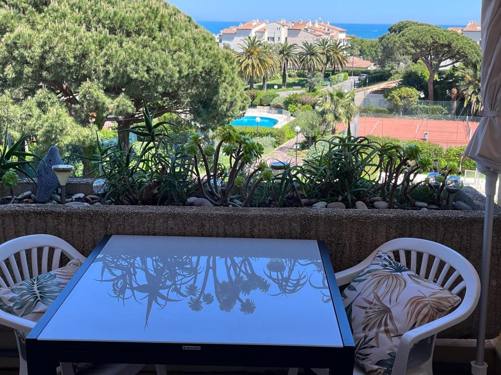 Antibes Secured Parc Velusine With Private Parking, Terrace, Pools And Tennis Courts. Zewnętrze zdjęcie
